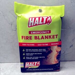 Emergency Fire Blanket - Neon Green